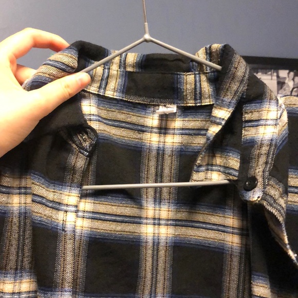 Flattering oversized fit for women flannel plaid - Picture 5 of 5